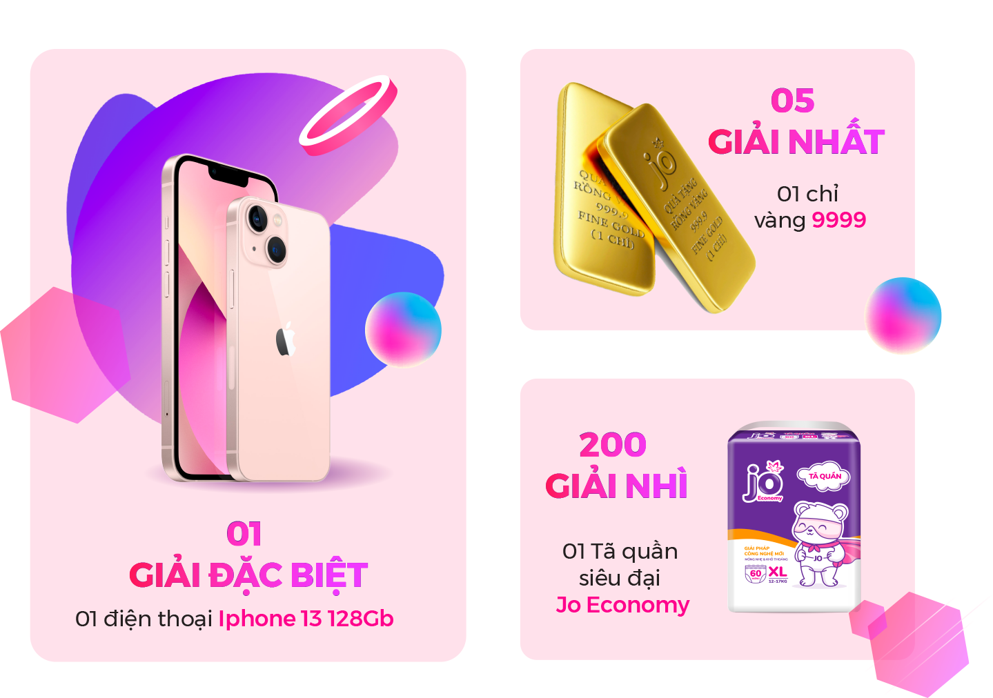 Trúng quà cực đậm Iphone sang, vàng 9999 từ nhãn hàng bỉm Jo - 2