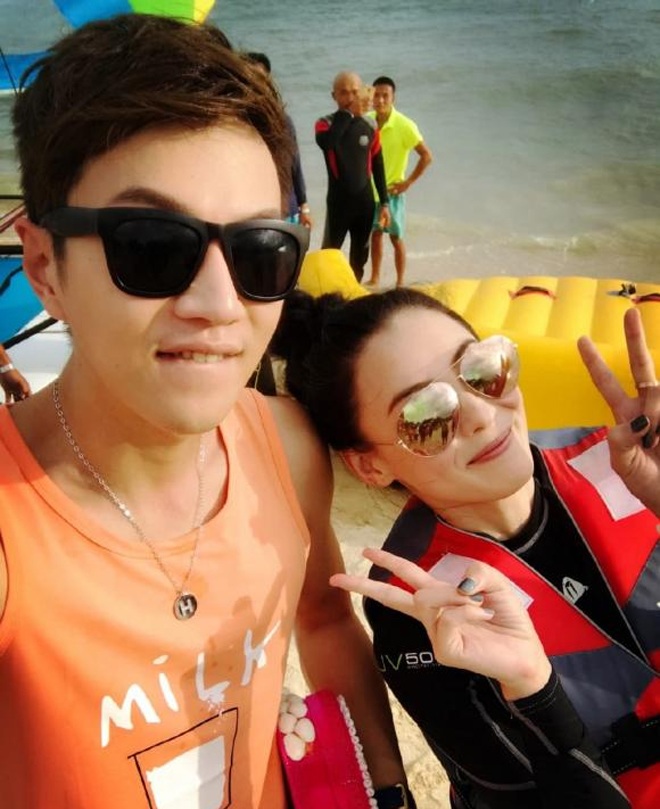 Trương Bá Chi và Hà Mạnh Hoài tham gia show cùng nhau.