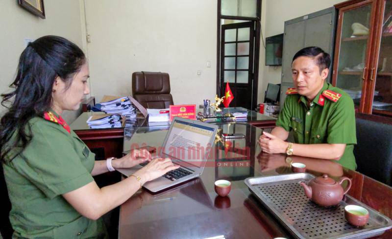 Thượng tá Nguyễn Văn Cường, Phó trưởng phòng Cảnh sát Hình sự trao đổi về quá trình truy bắt đối tượng Giang.