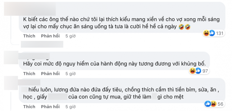 Các ông chồng, bà vợ nói gì trước câu hỏi: “Vợ lấy thẻ ATM của chồng có phải là bạo lực gia đình?” - 5