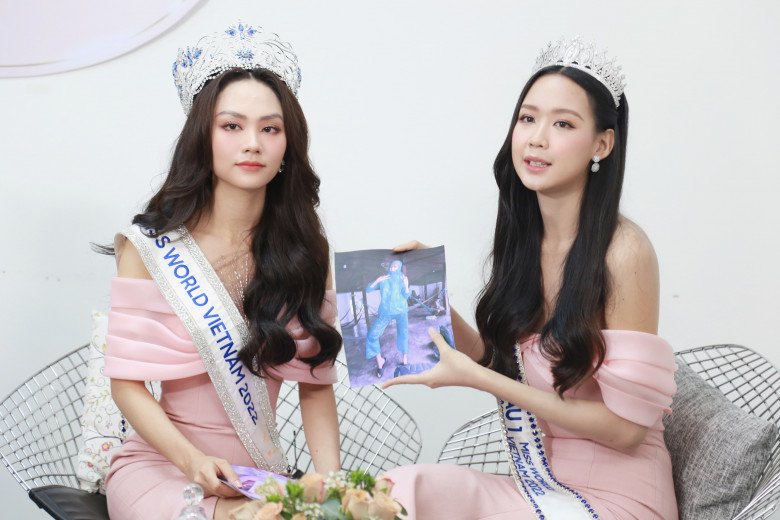 Top 3 Miss World Vietnam 2022 diện đầm hồng đổ bộ Cafe cùng Eva - 5