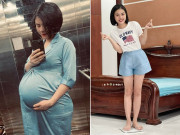 Bà bầu - Vân Trang mang bầu đôi tăng cân "đẫm", giờ làm mẹ 3 con tự tin khoe dáng đẹp "mòn con mắt"