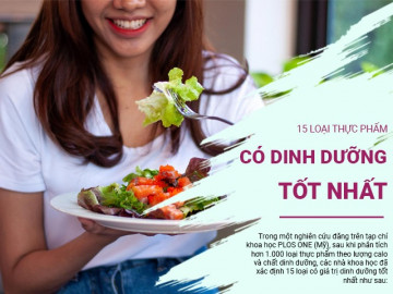 15 loại thực phẩm có dinh dưỡng tốt nhất, quả na đứng thứ 2, ngạc nhiên nhất là số 8