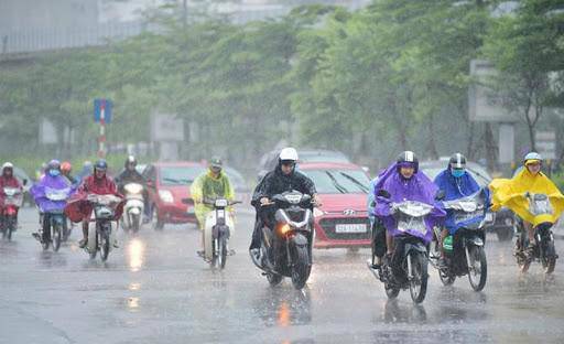 Mưa dông xuất hiện ở miền Bắc từ chiều mai sau ít ngày nắng nóng. Hình minh họa