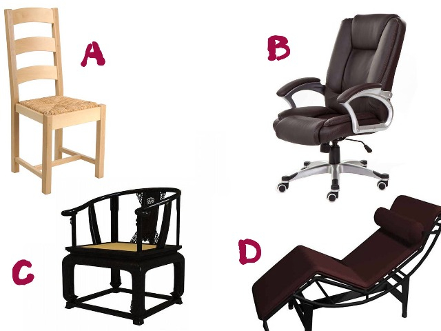 Trắc nghiệm tâm lý: Khi bước vào một căn phòng xa lạ, bạn sẽ ngồi trên chiếc ghế nào?