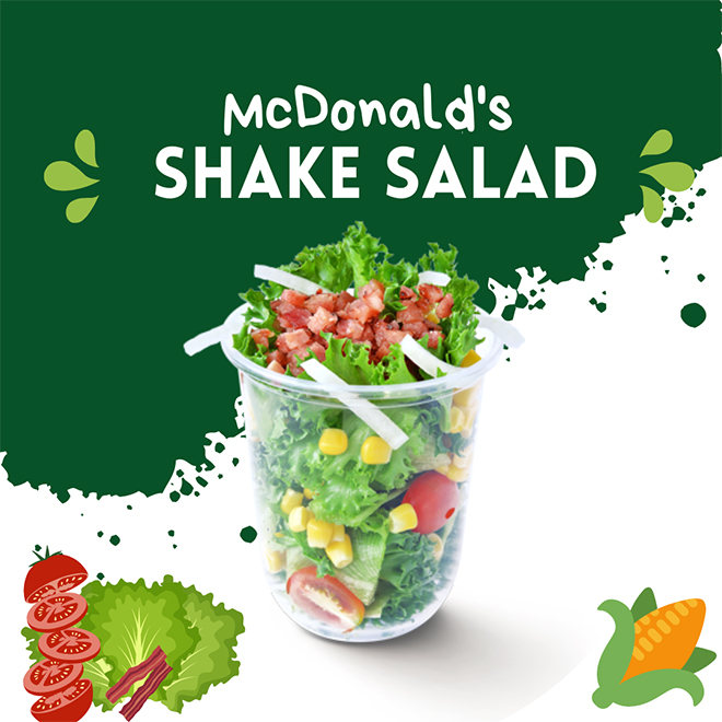 McDonald’s chơi lớn tặng kèm salad 0 đồng để chị em ăn gà rán vẫn đảm