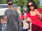 Thời trang - Đi đón con mà ăn diện như lên thảm đỏ, các bà mẹ sành điệu nhận về đủ ý kiến khen chê