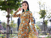 Có vết sẹo trên mặt, Người đẹp áo dài vẫn xinh đẹp, dịu dàng lạ thường với tà áo truyền thống