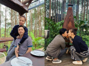 Giải trí - Đàm Thu Trang đăng ảnh hôn đắm đuối Cường Đô La, dân tình thắc mắc sự vắng mặt của "bồ nhí"