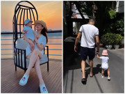 Làm mẹ - Bố đại gia cao 1m8, mẹ gần 1m7, chiều cao con gái Phanh Lee 1 tuổi thật đáng ngưỡng mộ