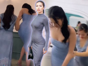 Thời trang - Mặc đầm body chưa bao giờ khó đến vậy: Ngọc Trinh cần người dìu đi, hoa hậu phải xén đầm