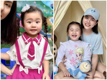 Con gái vào lớp 1 vẫn quá vô tư, Vân Trang thì lo đến không ngủ được