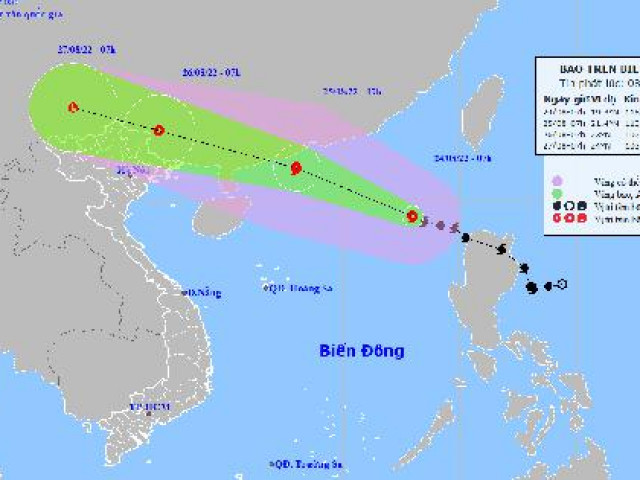 Miền Bắc sắp mưa rất to, bão số 3 giật cấp 15 trên biển