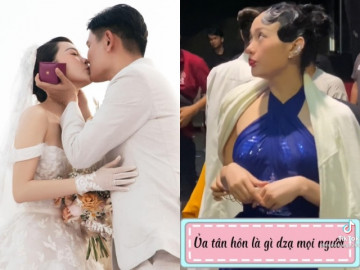 Minh Hằng bị đồng nghiệp nói tới giờ chưa tân hôn vì đã động phòng quá nhiều với chồng đại gia