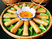 Bếp Eva - Rán nem mà bôi thứ này lên vỏ cái nào cũng vàng ruộm giòn ngon chẳng lo bị bục