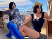 Thời trang - Vợ cũ Bằng Kiều hiếm hoi diện áo tắm khoe dáng, U55 mà body vẫn quyến rũ