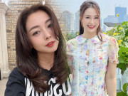 Làm đẹp - Cũng là để tóc "bổ luống", nhưng Jennifer Phạm và Hồng Diễm đẹp như hoa chứ chẳng trông quê mùa