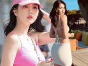 Làm đẹp - Quên Ngọc Trinh tắm trắng đi, "Nữ hoàng nội y" giờ khoe phơi nắng, nhuộm da nâu