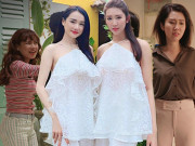 Thời trang - Vắng Trường Giang, Nhã Phương đánh lẻ lên đồ đôi thân thiết với "người tình màn ảnh" Trung Dũng