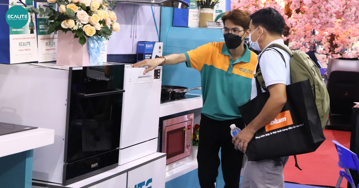 Ecalite ra mắt 5 mẫu máy rửa chén hiện đại và tiện lợi tại triển lãm Vietbuild - 1