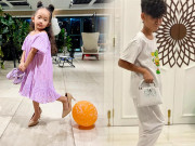 Thời trang - Khi hội nhóc tì mượn cao gót của mẹ: Con gái Khánh Thi tạo dáng điệu nghệ, con trai Lệ Quyên sang chảnh