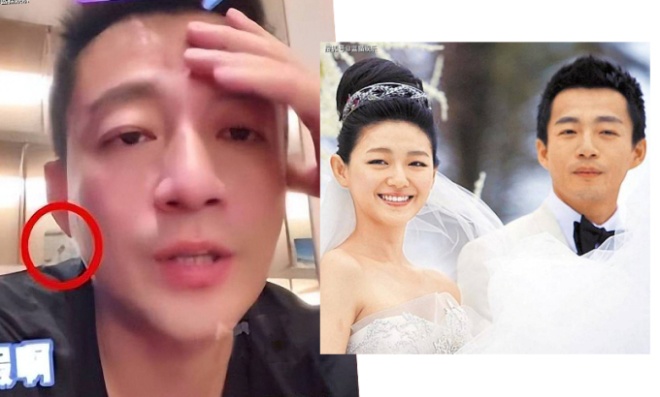 Uông Tiểu Phi vẫn giữ ảnh cưới với Từ Hy Viên trong nhà.