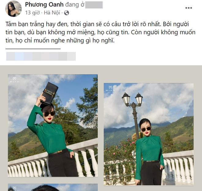 Sau dòng bình luận của vợ Shark Bình, Phương Oanh cũng có bài đăng đầy ẩn ý khiến dân tình không khỏi liên hệ với nhau.