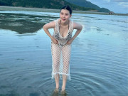 Thời trang - Bông hồng lai Việt - Mỹ có mấy chục bộ áo tắm mặc không xuể, gái 1 con vẫn mê một kiểu bikini tí hon