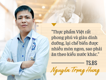 Tiến sĩ dinh dưỡng du học Nhật về chỉ thích ăn kiểu Việt và quy tắc ăn uống 80-20 để không bao giờ thừa cân