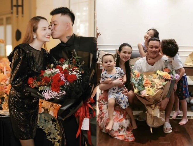 Tuấn Hưng nổi tiếng yêu vợ, thương con. Đến nay, họ vẫn hạnh phúc với cuộc hôn nhân gần 10 năm.