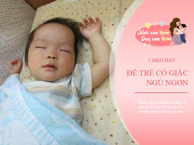 Khác biệt lớn về trí thông minh giữa trẻ ngủ gối và không gối khi lớn