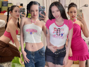 Thời trang - Chán "cưa tuổi" bằng áo trẻ em ngắn cũn cỡn, Thuý Vi lấp ló gò bồng đào trở lại đường đua gợi cảm