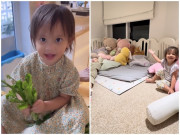 Giải trí - Sao Việt 24h: Con gái Hồ Ngọc Hà đã nói cực sõi, gọi em trai bằng biệt danh riêng, còn biết nhặt rau giúp mẹ