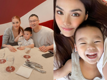Lan Khuê hiếm hoi khoe cận mặt con trai, đến Hồ Ngọc Hà cũng phải phát cuồng vì hành động của cậu bé