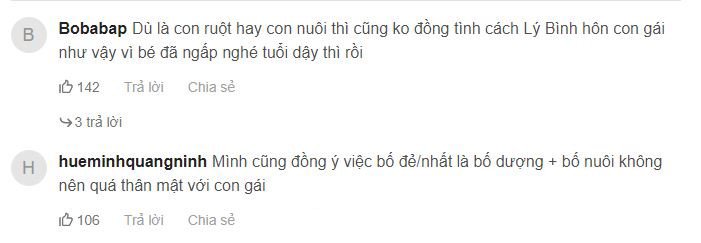 Lý Bình bị chỉ trích vì hôn con gái riêng Phương Trinh, đời thực còn nhiều hành động tình cảm khác - 7