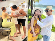 Yêu con - Lý Bình bị chỉ trích vì hôn con gái riêng Phương Trinh, đời thực còn nhiều hành động tình cảm khác