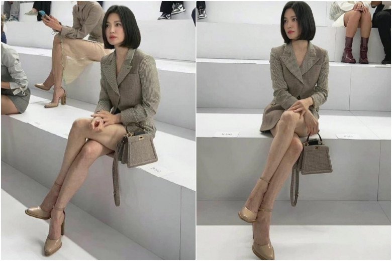 Song Hye Kyo ngày càng ốm trơ xương, nhìn xuống chiếc cổ ai nấy đều lo lắng - 5