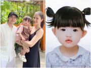 Làm mẹ - Ảnh thẻ con gái Đông Nhi chuẩn thanh niên nghiêm túc, tướng mặt phú quý giống hệt Ông Cao Thắng