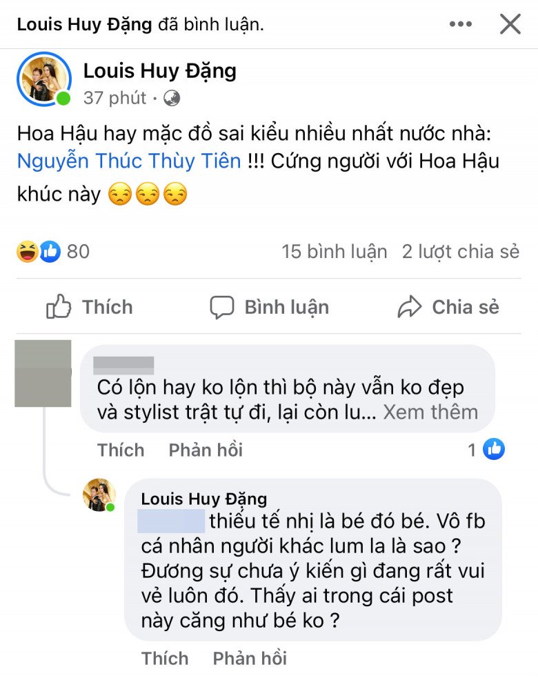 Hoa hậu Nguyễn Thúc Thuỳ Tiên diện đầm sai kiểu, stylist liền amp;#34;bóc phốtamp;#34; trên mạng xã hội - 1