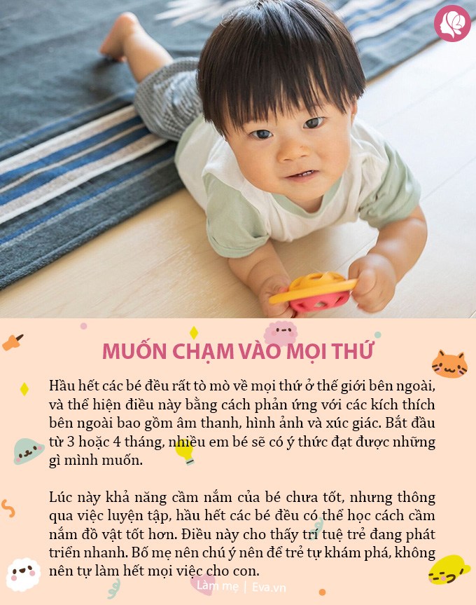 6 phản ứng này xuất hiện càng sớm, chứng tỏ bé khỏe mạnh và tài giỏi hơn mẹ nghĩ - 7