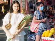 Thời trang - Hoa hậu quốc tế sở hữu vương miện 3,5 tỷ đi chợ khác gì người thường: Mặc đồ bộ nhưng xách túi lạ lắm