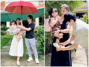 Làm mẹ - Được bố mẹ đón sau tan học, con gái Đông Nhi Ông Cao Thắng cười tươi khác hẳn gương mặt buồn bã lúc đi
