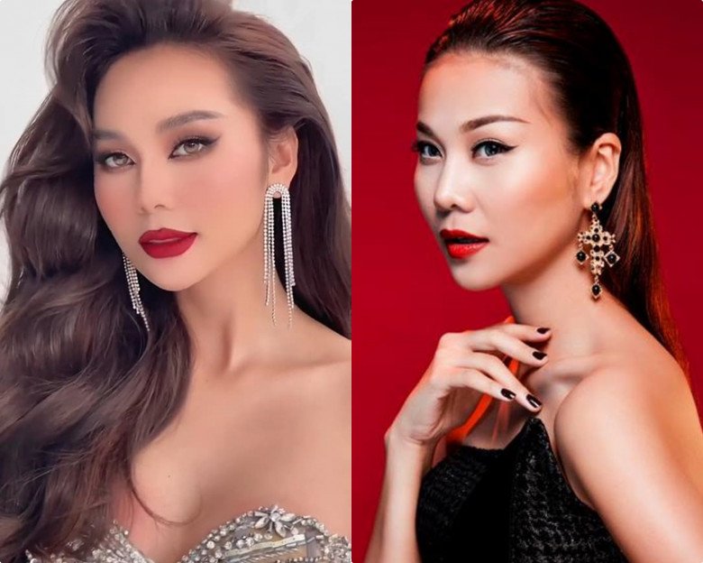 Nếu làm 1 phép so sánh có thể thấy sự tương đồng kha khá giữa 2 người đẹp. Thanh Hằng sở hữu làn da ngăm và thường xuất hiện trên hàng ghế BGK hay các show diễn với layout make up đậm nên có lẽ vì vậy mà đôi nét giống nhau.