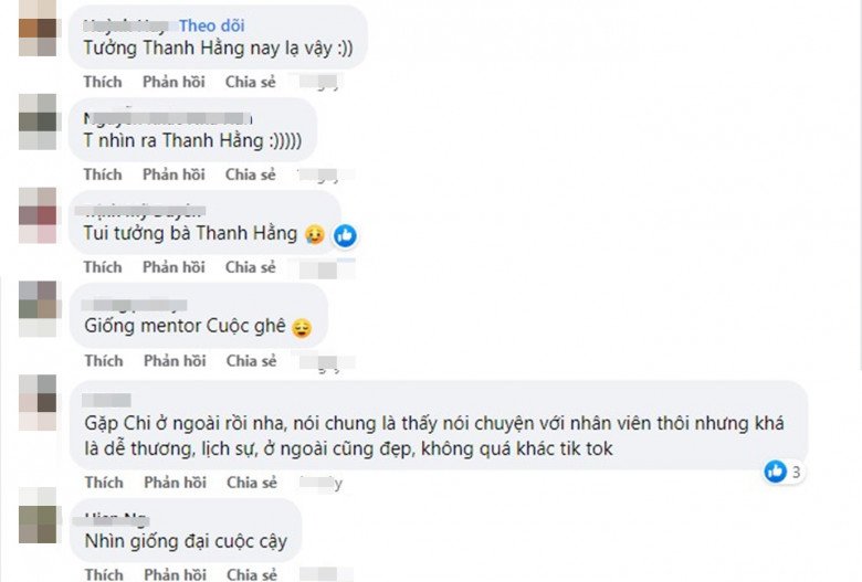 Có nhiều ý kiến bày tỏ quan điểm, với đôi môi tô son đỏ này, Kim Chi trông hệt như một phiên bản sao của Thanh Hằng.