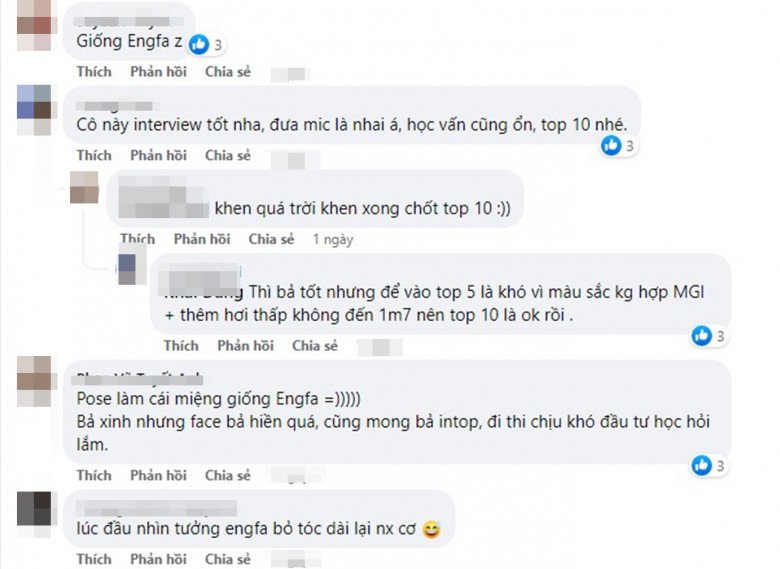 Số khác lại khăng khăng cô có nét gây ấn tượng như Engfa - Đương kim Hoa hậu Hòa Bình Thái Lan 2022.