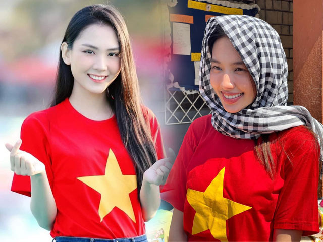 Hội hoa hậu nổi tiếng nhất Việt Nam đụng áo cờ đỏ sao vàng