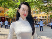 Làm đẹp - Xuất hiện cô giáo thực tập có nụ cười toả nắng, cao 1m74, dáng đẹp chuẩn nữ thần