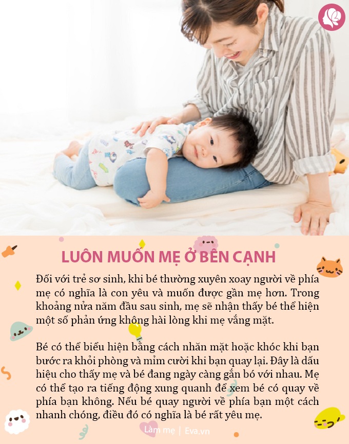 Những hành động đáng yêu, trẻ sơ sinh thể hiện “Con yêu mẹ” - 4