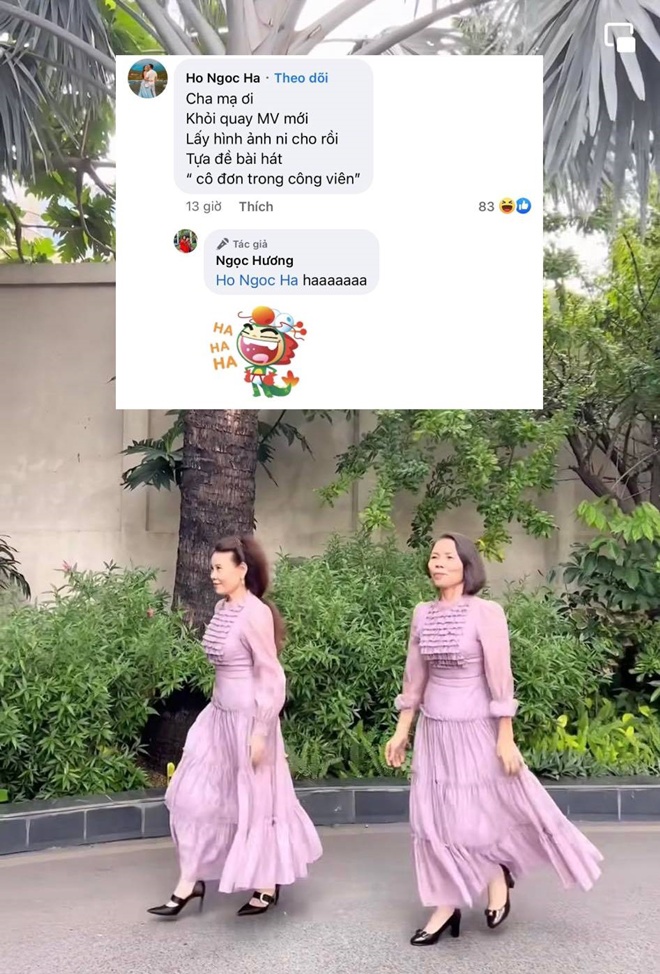 Hồ Ngọc Hà thốt lên Cha mạ ơi trước những khoảnh khắc đẹp của mẹ và dì.