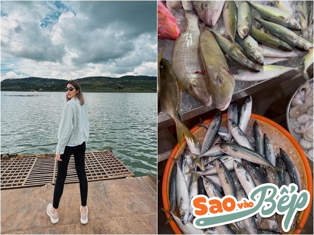 Tăng Thanh Hà chia sẻ hình ảnh hàng cá bình dân, tiết lộ sở thích ăn uống giản dị